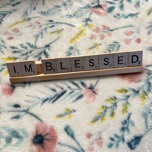 Scrabble Tile Decor - 'I'm Blessed'